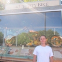 The Liberty bike in New York City (near the Statue of Liberty)